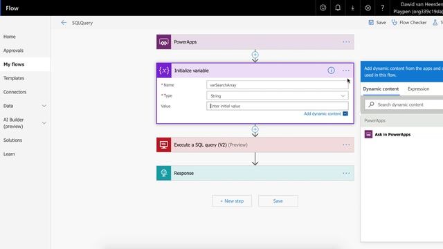 SQL Query from Power Apps using Flow (Tutorial) смотреть онлайн