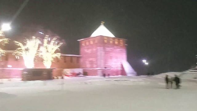 Нижний Новгород, Новый год 2024, площадь Минина