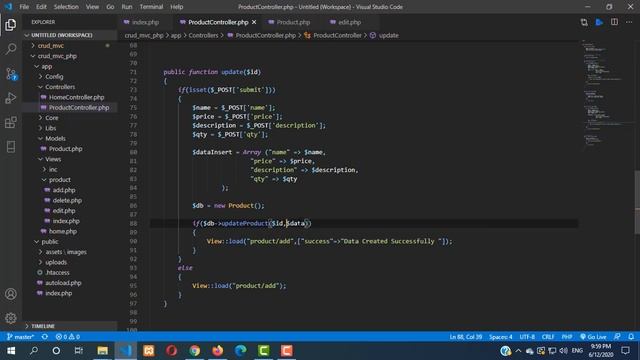 #17 - crud using php mvc - update product part2 (Arabic) смотреть онлайн
