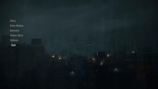1 Hour Of Rain Sounds In Raccoon City - Resident Evil 2 Remake - Sleep Relax ASMR