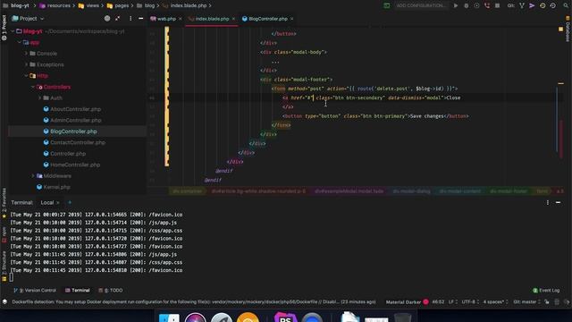 #Laravel: How to build a blog part 17 | Delete Blog Post смотреть онлайн
