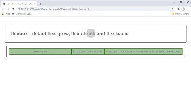 CSS flexbox - flex grow, flex shrink and flex basis default values смотреть онлайн