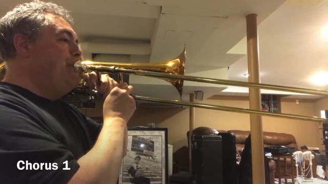 Caliente Blues (Snidero) for Trombone- performance tempo and practice tempo смотреть онлайн