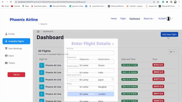 Flight Management System (JAVA) смотреть онлайн