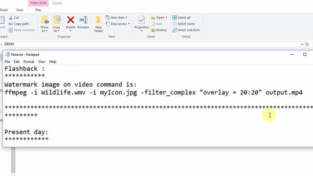 FFmpeg command to process multiple Video Files using batch file смотреть онлайн
