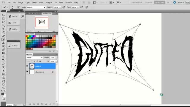 How to make a "BRUTAL" Metal Logo STEP BY STEP смотреть онлайн