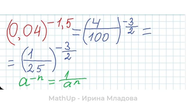 Степень с дробным показателем | Профильная математика смотреть онлайн