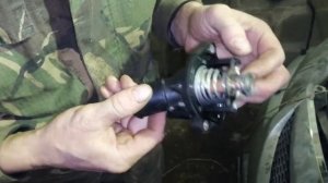 снятие и замена термостата MAZDA 6 GG 1.8 2006 год часть 2