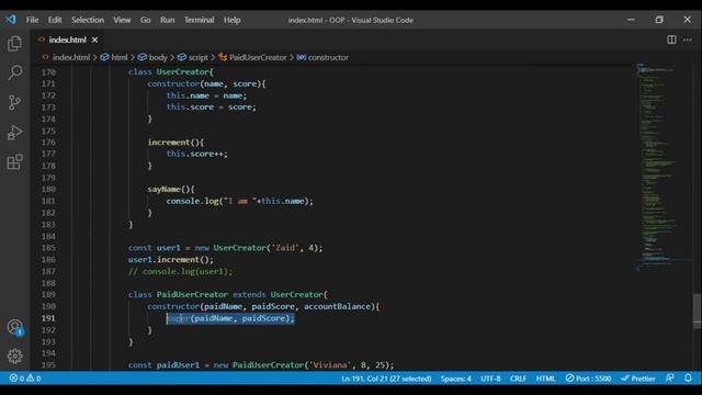 Subclasses with class keyword | Object Oriented Programming in JavaScript смотреть онлайн