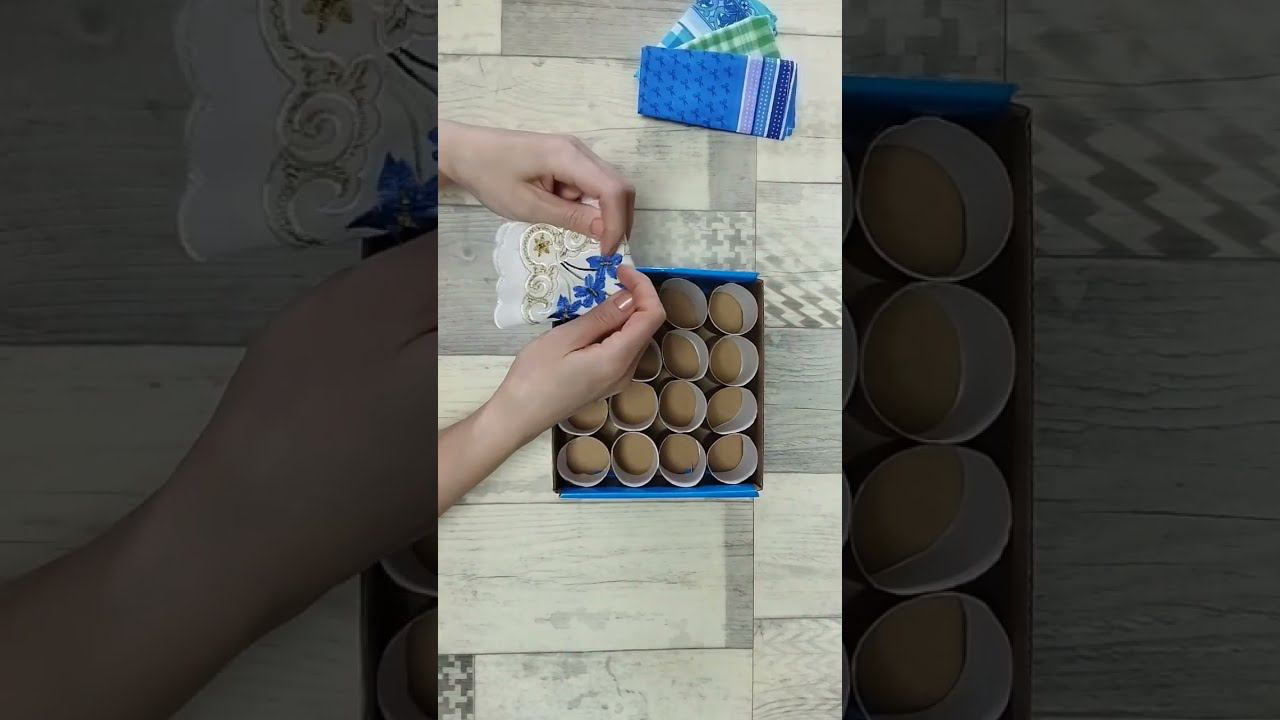 DIY Handkerchief storage system смотреть онлайн