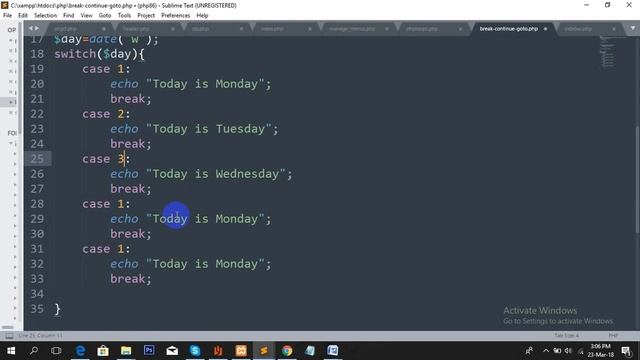 PHP Beginning to Advance Part-17: PHP Break, Continue and goto смотреть онлайн