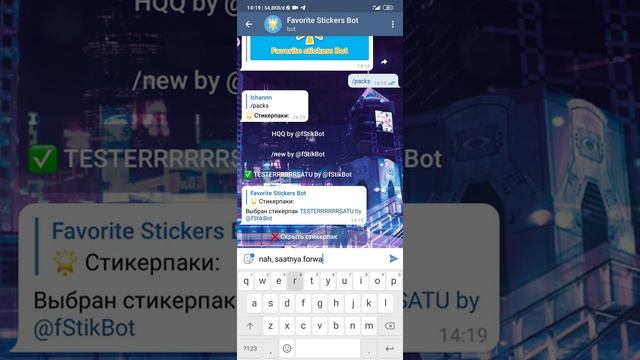 Cara buat stiker telegram dengan bot QuotLy + Favorite Stickers Bot смотреть онлайн