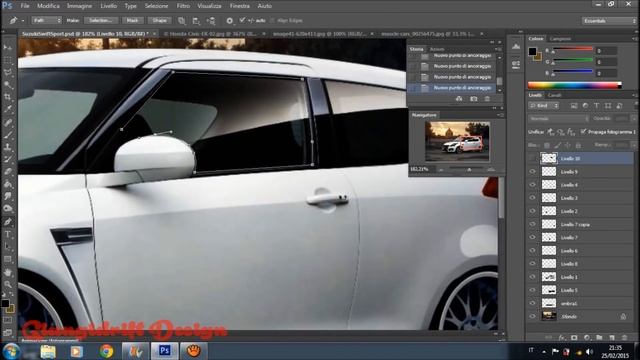 Suzuki Swift Sport Virtual Tuning Photoshop смотреть онлайн