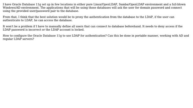 DevOps & SysAdmins: Use LDAP to authenticate oracle database users смотреть онлайн