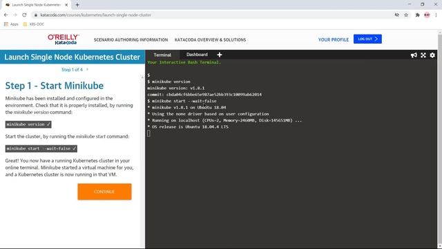 Interactive Environment for practicing Kubernetes смотреть онлайн