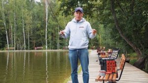 Ловля прудовой форели. Часть 1