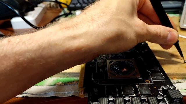 Диагностика и ремонт SAPPHIRE RX 580 8gb.