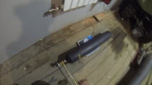 Перекачка углекислоты из большого баллона в маленький.