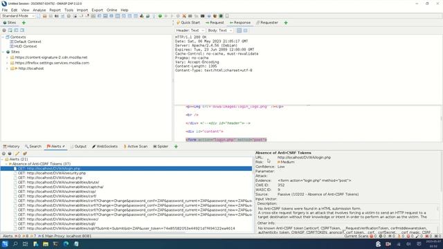 Vulnerability Assessment on DVWA using OWASP ZAP tool. смотреть онлайн