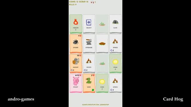 Card Hog (by SnoutUp Games) - card game for Android - gameplay. смотреть онлайн