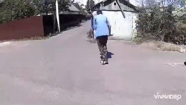 Одесский стрит 5.Научился бар.Раздолбал ногу.Поездка по спотам.Трюки на самокате смотреть онлайн
