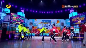 Танец Ван Ибо на Happy Camp Wang Yibo dance battle 20180707 нарезка Ван Ибо танцует