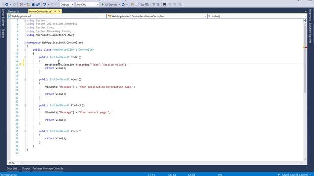 How to use Session in ASP.NET Core смотреть онлайн