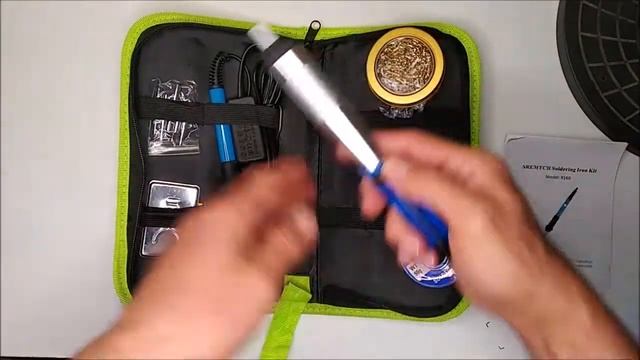 SREMTCH Soldador de Estaño 60W Temperatura Ajustable 200-450℃ смотреть онлайн