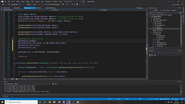 Opengl: Blend(Transparency) and cull faces tutorial смотреть онлайн