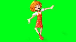 Варя бежит футаж