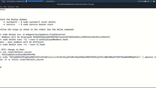 WebGoat 8 Crypto Basics Assignment смотреть онлайн