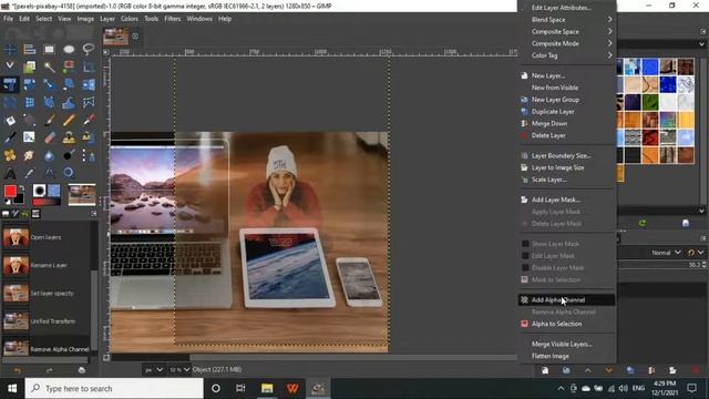 GIMP Tutorial | How To Create Pop Out Effect In GIMP 2.10.28 смотреть онлайн
