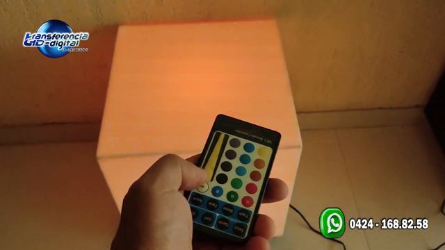 PUFF CUBO DE ACRILICO LED смотреть онлайн