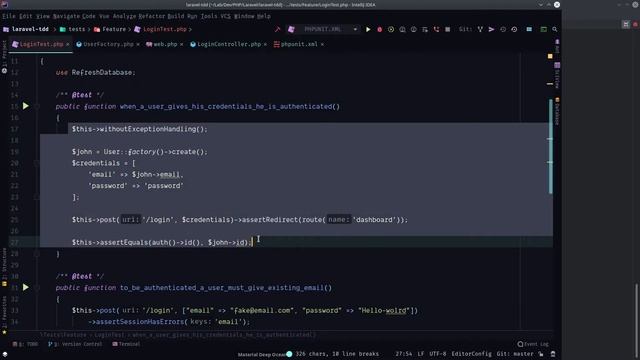 Tutoriel Laravel : Apprendre le TDD avec Laravel & PHPUnit - 1 - Authentification смотреть онлайн