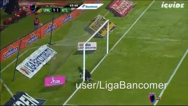 Tigres 1-1 Atlante - Gol de Walter Erviti смотреть онлайн
