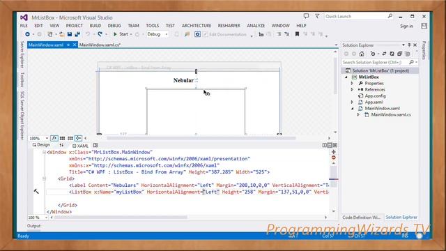 C# S4E8 : WPF ListBox and ItemSelection Tutorial смотреть онлайн