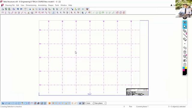(06)Steel structure frame - Tekla Structure (Create shop drawing- part 03) смотреть онлайн