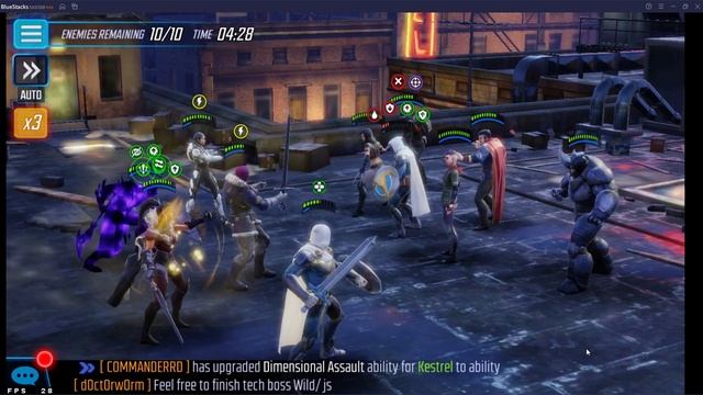 MSF Doom Raid. Bottom Lane, Skill nodes (no boss node due to energy) смотреть онлайн