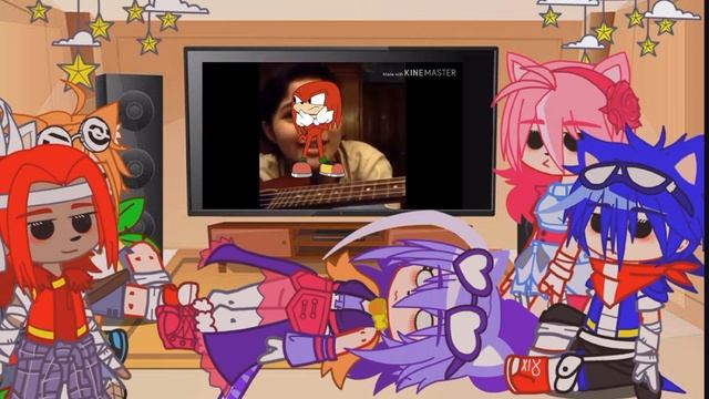 Sonic  his friends react to FNaS