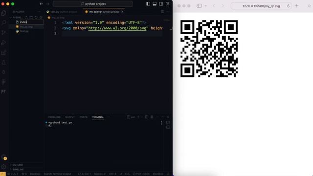 Generate QR Code Using Python смотреть онлайн