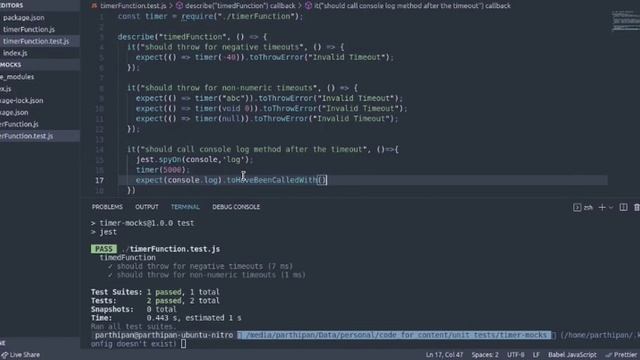 Testing Error Throwing Units and Async Timers in Jest смотреть онлайн