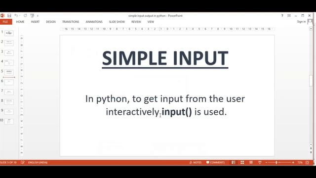 Simple Input and Output in Python смотреть онлайн