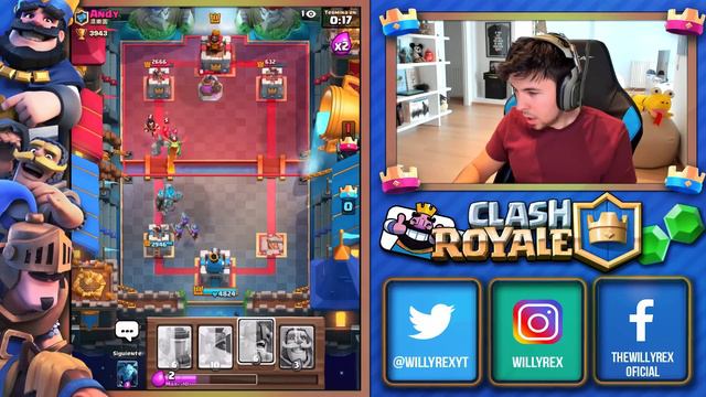 TRIPLE MOSQUETERA + ESPEJO + GOLEM | Mazo + 5.0 de Elixir | CLASH ROYALE смотреть онлайн