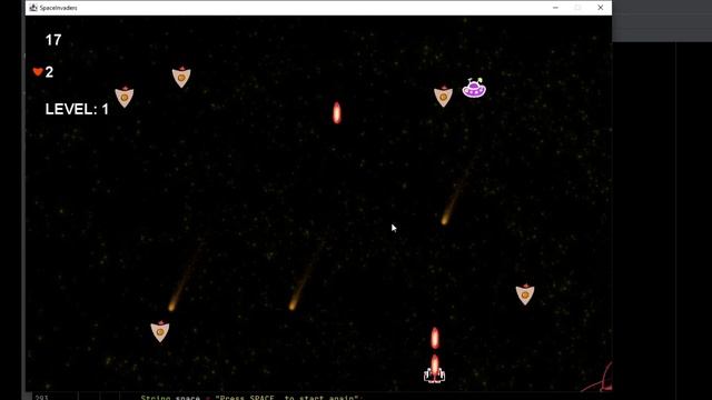 Space Invaders on JAVA смотреть онлайн