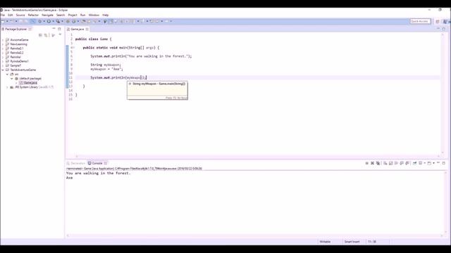 Super Beginner's Text Adventure Game Development in Java PART 1 - Learn Java by making a game смотреть онлайн