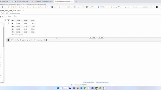 Multiple Regression in python w/ Train Test Split смотреть онлайн