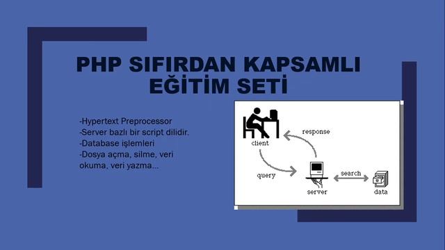 PHP Dersleri -01- PHP Giriş смотреть онлайн
