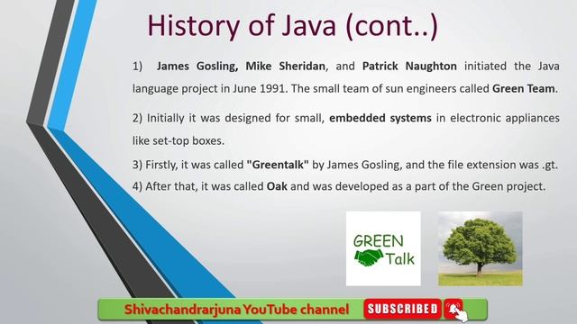 History of java in telugu (Java Full Course for free Part-2 ) | @ShivaChandrArjuna смотреть онлайн
