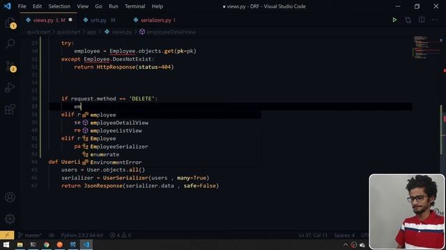 11. FBV | pk based Operation | Django Rest Framwork смотреть онлайн