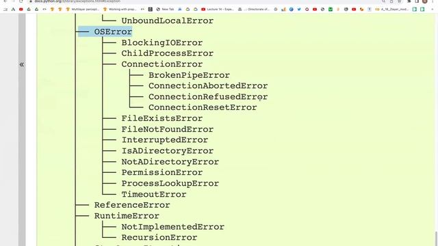 Exception chaining | Python Tutorial смотреть онлайн